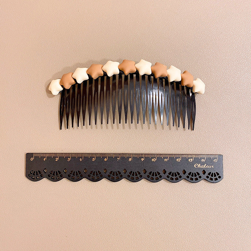Wholesale Acrylic Love Long Hair Comb Hair Clip